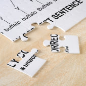 Grammatische politie (Buffalo 8 keer correcte zin) Legpuzzel (Zijkant)