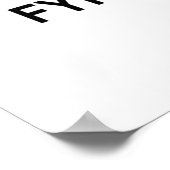 Grammatische politie (Buffalo 8 keer correcte zin) Poster (Hoek)