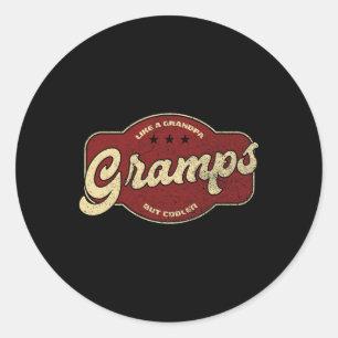  grammen als opa maar koeler ronde sticker