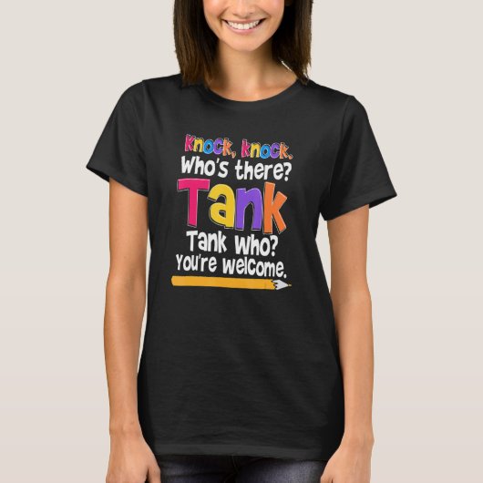 Grammer Joke Teacher School T-shirt (Voorkant)