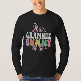 Grammie Bunny Easter Day Rabbit Grandma Family Mat T-shirt