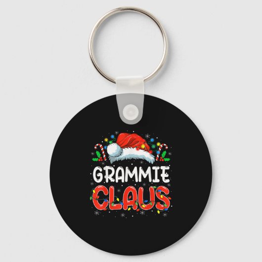 Grammie Claus Christmas Family Matching Pajamas Fu Sleutelhanger (Voorkant)