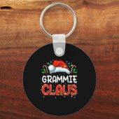 Grammie Claus Christmas Family Matching Pajamas Fu Sleutelhanger (Voorkant)