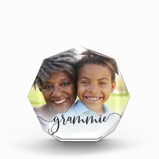 Grammie Grandma Script Overlay Fotoblokken (Voorkant)