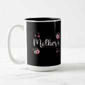 Grammie Hart voor Oma Moederdag Vrouwen 5 Tweekleurige Koffiemok (Links)