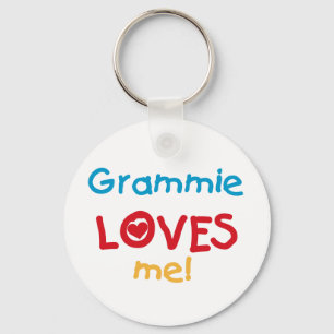 Grammie Loves Me T-shirts en geschenken Sleutelhanger