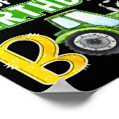 Grammie Of The Birthday Boy Tractors Farm Trucks F Poster (Hoek)