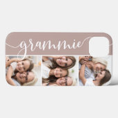 Grammie Script Grandma Photo Collage Case-Mate iPhone Case (Achterkant (horizontaal))