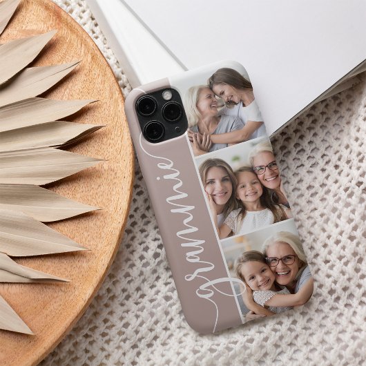 Grammie Script Grandma Photo Collage Case-Mate iPhone Case