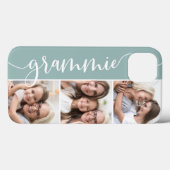 Grammie Script Grandma Photo Collage Case-Mate iPhone Case (Achterkant (horizontaal))