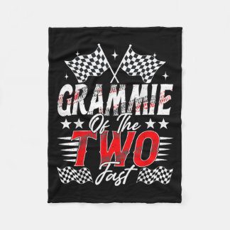 Grammie van de twee snelle tweede verjaardag racea fleece deken