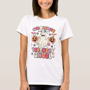 Grammie van de verjaardag Ghoul Groovy Halloween G T-shirt