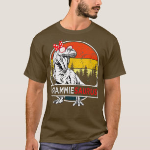 Grammiesaurus Dinosaur Funny Grammie Saurus Famili T-shirt