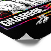Grammiesaurus Dinosaur Grammie Saurus Matching Tie Poster (Hoek)