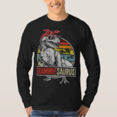 Grammiesaurus T Rex Dinosaur Grammie Saurus Family T-shirt (Voorkant)