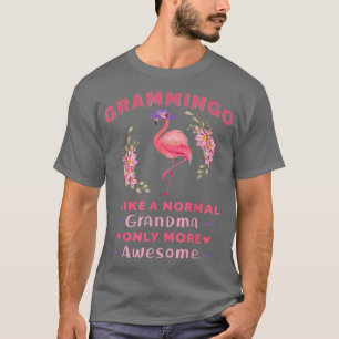 Grammingo als een normale grootmoeder alleen maar t-shirt