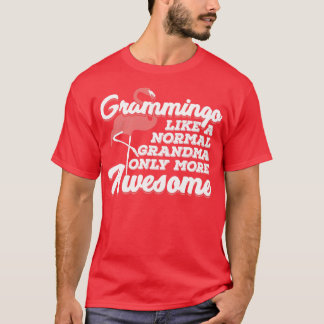Grammingo als een normale grootmoeder alleen maar t-shirt