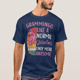 Grammingo Flamingo Grandma Retro Flamingo Apparel T-shirt