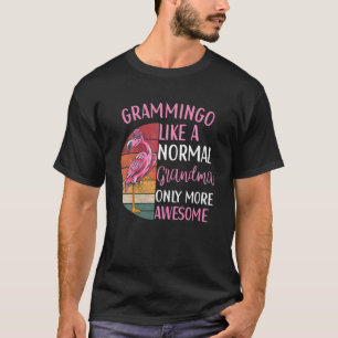 Grammingo Flamingo Grandma Retro Flamingo Apparel T-shirt