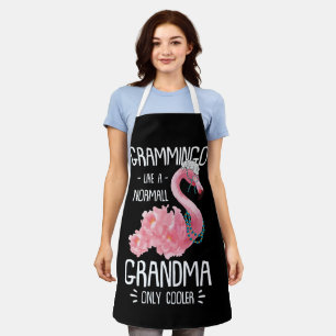 Grammingo Flamingo Love Grandma Granny Grandmoeder Schort