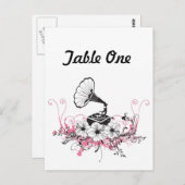  grammofoon Briefkaart (Voorkant / Achterkant)