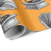 Grammofoon Cadeaupapier (Rol Hoek)