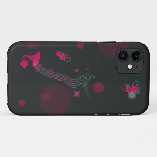 grammofoon Case-Mate iPhone case (Achterkant (horizontaal))