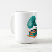 Grammofoon Koffiemok (Voorkant links)