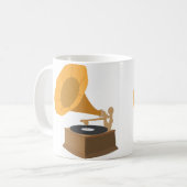 Grammofoon Koffiemok (Voorkant links)