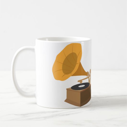 Grammofoon Koffiemok (Links)