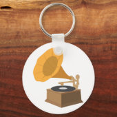 Grammofoon Sleutelhanger (Voorkant)