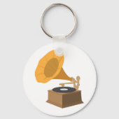 Grammofoon Sleutelhanger (Achterkant)