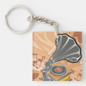 Grammofoon Sleutelhanger (voorkant)