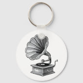 Grammofoon Sleutelhanger (Achterkant)