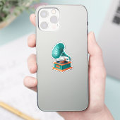 Grammofoon Sticker (Telefoon)