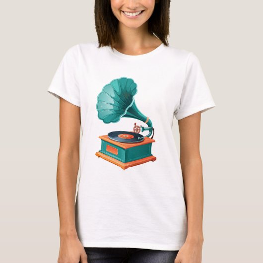 Grammofoon T-shirt (Voorkant)
