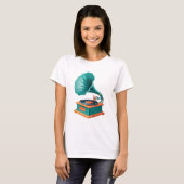 Grammofoon T-shirt (Voorkant volledig)