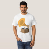 Grammofoon T-shirt (Voorkant volledig)