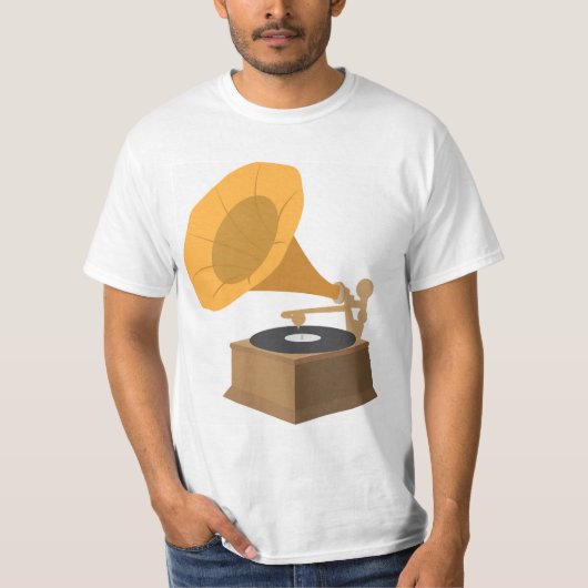 Grammofoon T-shirt (Voorkant)