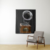 grammofoonwandtapijt wandkleed (In situ)