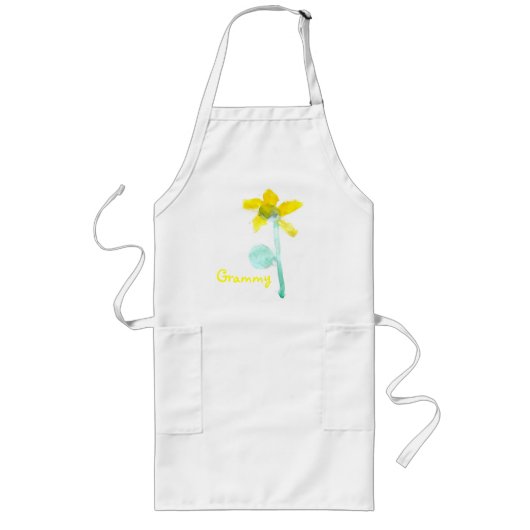 Grammy Apron Lang Schort (Voorkant)
