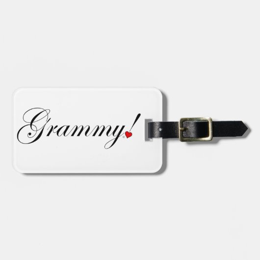 Grammy! Bagagelabel (Voorkant horizontaal)