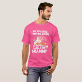 Grammy Camper Mijn favoriete campingvrienden noeme T-shirt (Voorkant volledig)
