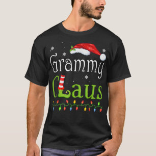 Grammy Claus Funny Family Santa Pajamas T-shirt