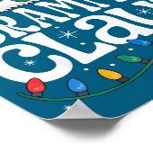 Grammy Claus Grappige Kerstmis Kerst Oma Vakantie  Poster (Hoek)