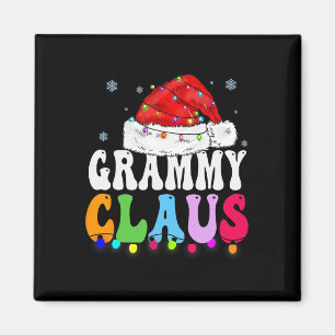 Grammy Claus Grappige Xmas Familie Matching Oma Ch Magneet