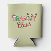 Grammy Claus Kerst Oma Gift Xmas Blikjeskoeler (Voorkant)