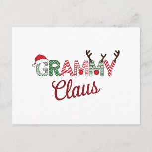 Grammy Claus Kerst Oma Gift Xmas Briefkaart