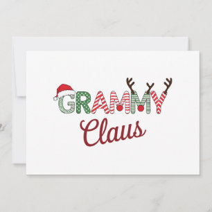 Grammy Claus Kerstmis Oma Cadeau Xmas  Feestdagenkaart