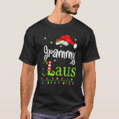Grammy Claus Kerstmis Pajama familie komt overeen T-shirt (Voorkant)